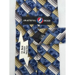 GRATEFUL DEAD Necktie Tie 12 BAR BLUES Third Set Graphic‎ Print Silk USA